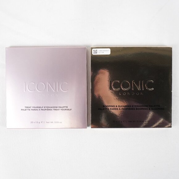 ICONIC London Booming & Gleaming And Treat Yourself Eyeshadow Palettes - Picture 1 of 7